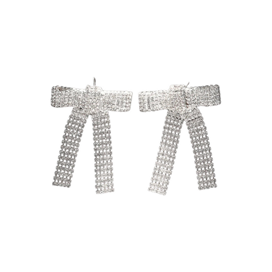 Pre Order:  Bow Statement Hanging Earrings