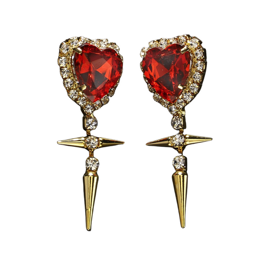 Elegant Water Diamond Clip Earrings