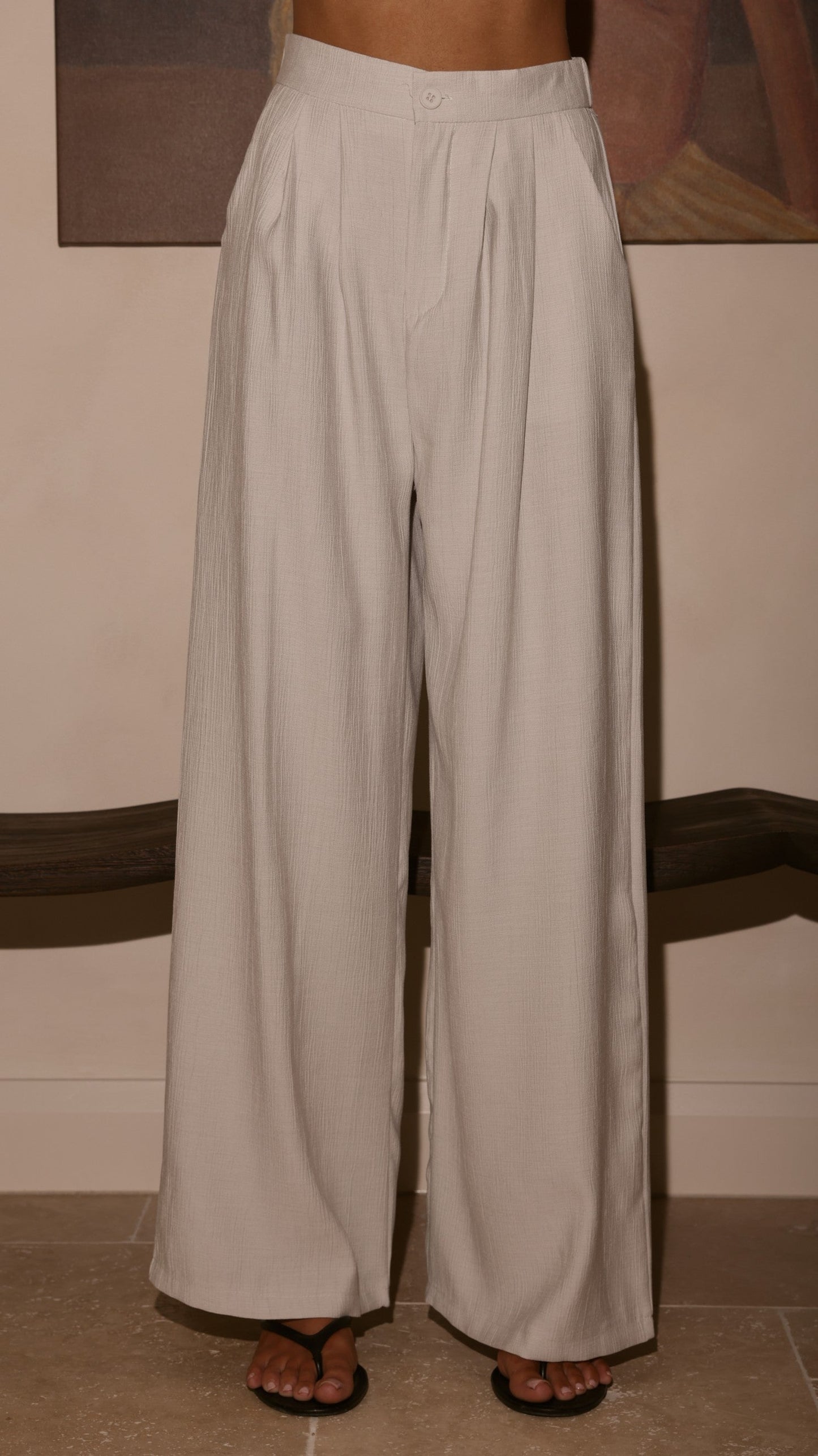 Zahira Pants - Oat