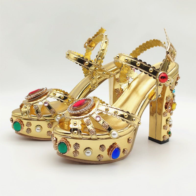 Chunky Gold Platforms