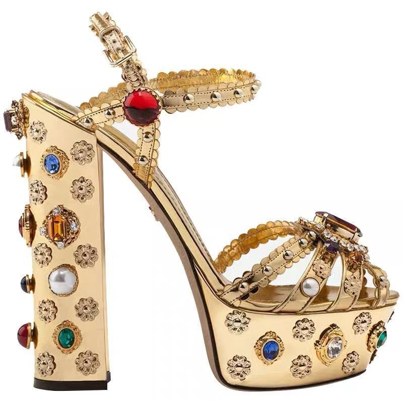 Chunky Gold Platforms