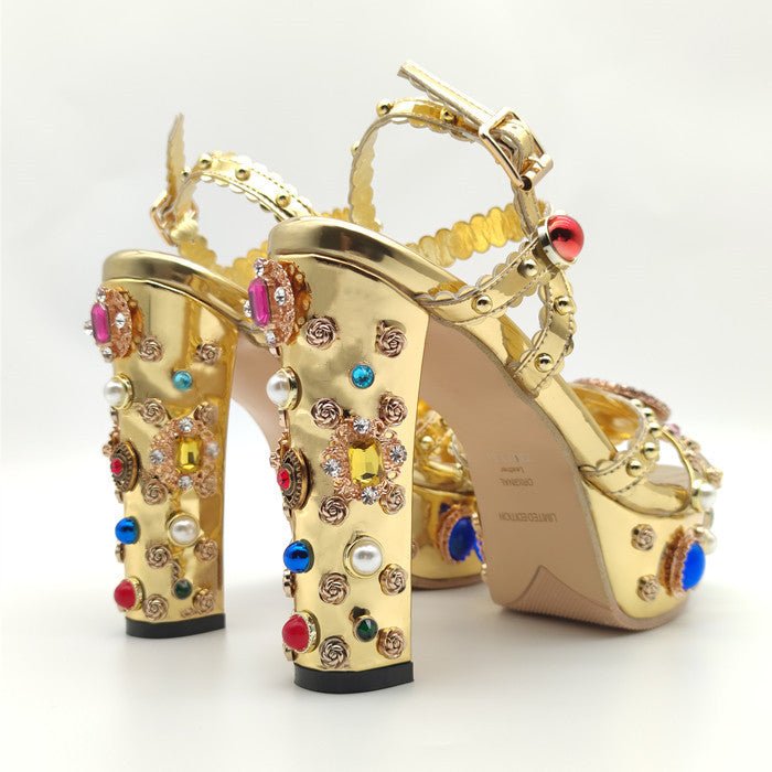 Chunky Gold Platforms