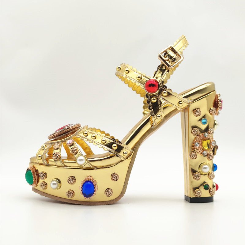 Chunky Gold Platforms