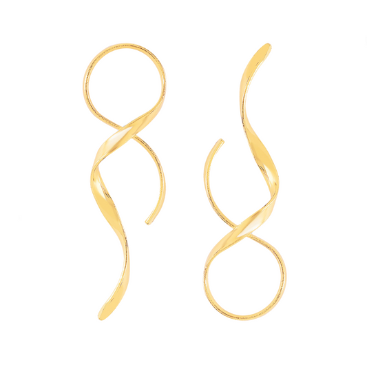 Asymmetrical Exaggerated Geometric Earrings